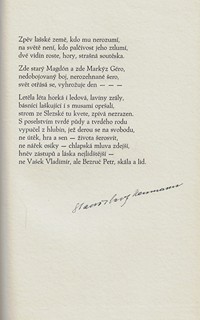 Petr Bezruč (1867 - 1958) - Pozdravy Petru Bezručovi