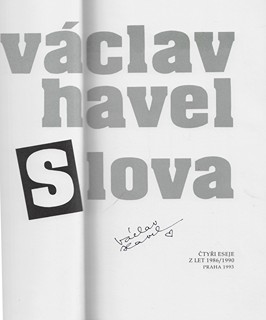 Václav Havel (1936 - 2011) - Slova / Václav Havel ; lepty Jiří Anderle