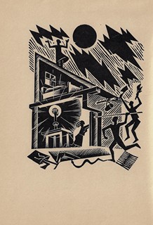 Jaroslav Benda (1882 - 1970) - Ruka slávy / Marcel Schwob ; dřevoryt Jaroslav Benda