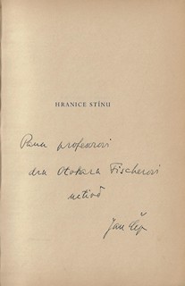 Jan Rajman (1892 - 1965) - Hranice stínu / Jan Čep ; vazba Rajman