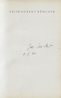 Jaroslav Seifert (1901 - 1986) - Vějíř Boženy Němcové / Jaroslav Seifert