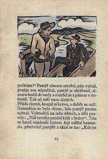Josef Florian (1873 - 1941) - Pohádka o pastýřovi / Beneš Method Kulda ; linoryty Josef Florian