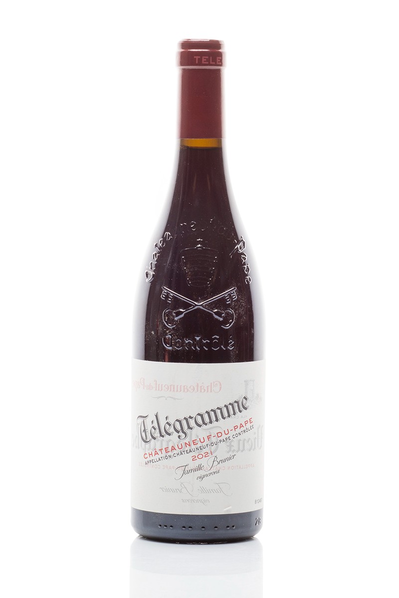 Domaine du Vieux Télégraphe Télégramme Châteauneuf-du-Pape (2021) | Domaine du Vieux Télégraphe (Vignobles Brunier / Famille Brunier), AOC Châteauneuf-du-Pape, Jižní Rhôna, Francie