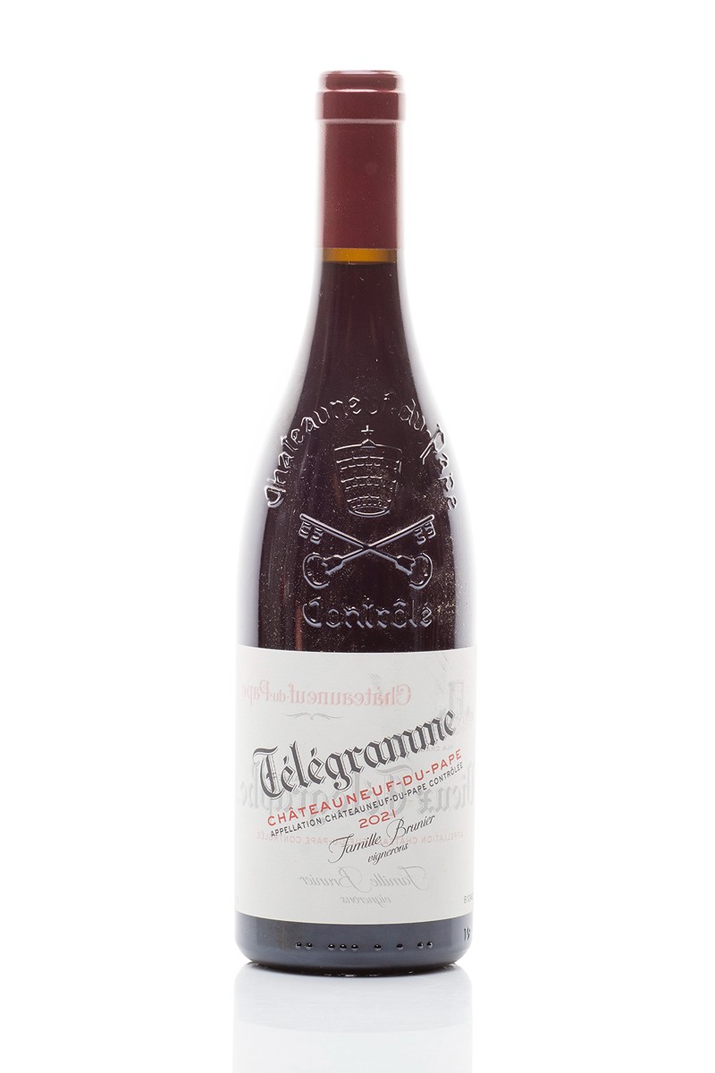 Domaine du Vieux Télégraphe Télégramme Châteauneuf-du-Pape (2021) | Domaine du Vieux Télégraphe (Vignobles Brunier / Famille Brunier), AOC Châteauneuf-du-Pape, Jižní Rhôna, Francie