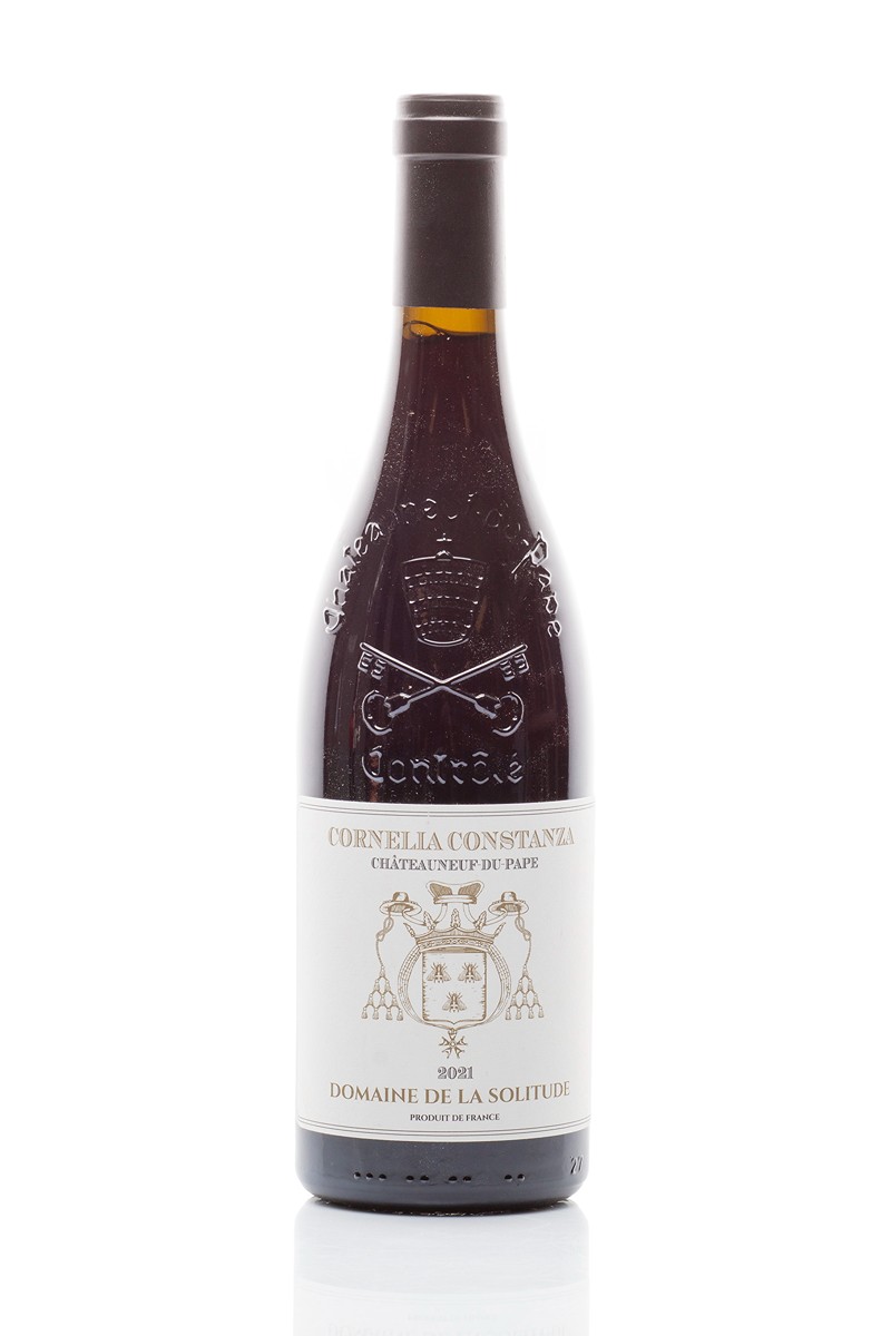 Domaine de la Solitude Châteauneuf-du-Pape „Cornelia Constanza“ (2021) | Domaine de la Solitude (Famille Lançon / SCEA Domaines Pierre Lançon), AOC Châteauneuf-du-Pape, Jižní Rhôna, Francie