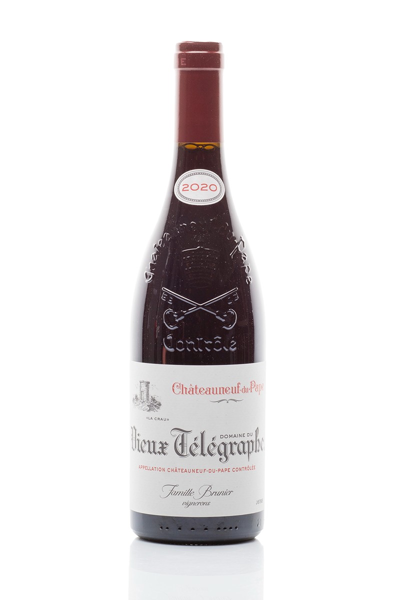 Domaine du Vieux Télégraphe Châteauneuf-du-Pape „La Crau“ (2020) | Domaine du Vieux Télégraphe (Vignobles Brunier / Famille Brunier), AOC Châteauneuf-du-Pape, Jižní Rhôna, Francie