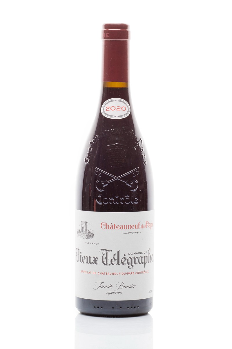 Domaine du Vieux Télégraphe Châteauneuf-du-Pape „La Crau“ (2020) | Domaine du Vieux Télégraphe (Vignobles Brunier / Famille Brunier), AOC Châteauneuf-du-Pape, Jižní Rhôna, Francie