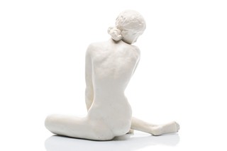 Sedící ženský akt (Sitzender Frauenakt) – návrh Fritz Klimsch (1870–1960) | Porzellanfabrik Rosenthal, Selb (Německo)