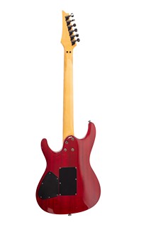 Elektrická kytara Ibanez S540 / 540S Saber (Transparent Red) s tremolem Lo-Pro Edge, snímači IBZ/USA a pevným kufrem | Ibanez (vyrobeno v proslulé kytarové manufaktuře FujiGen Gakki, Nagano, Japonsko)