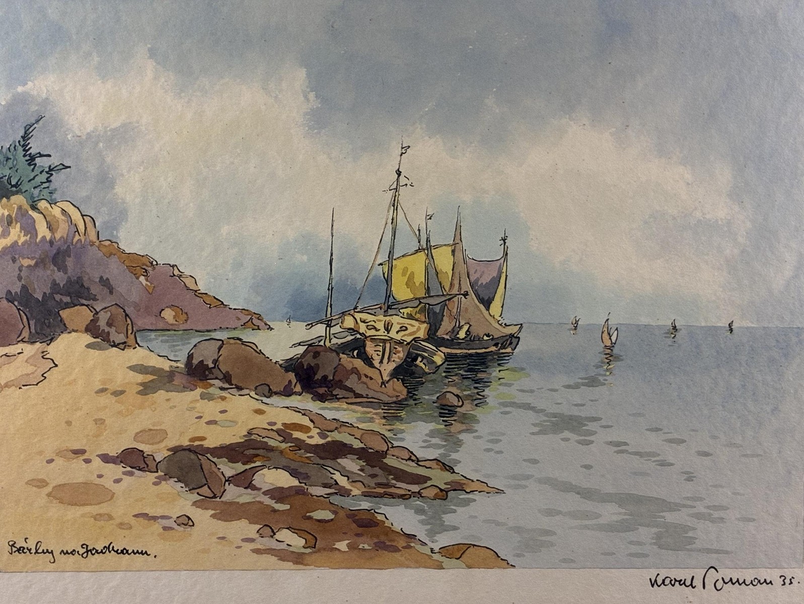 Toman Karel - Bárky na Jordánu