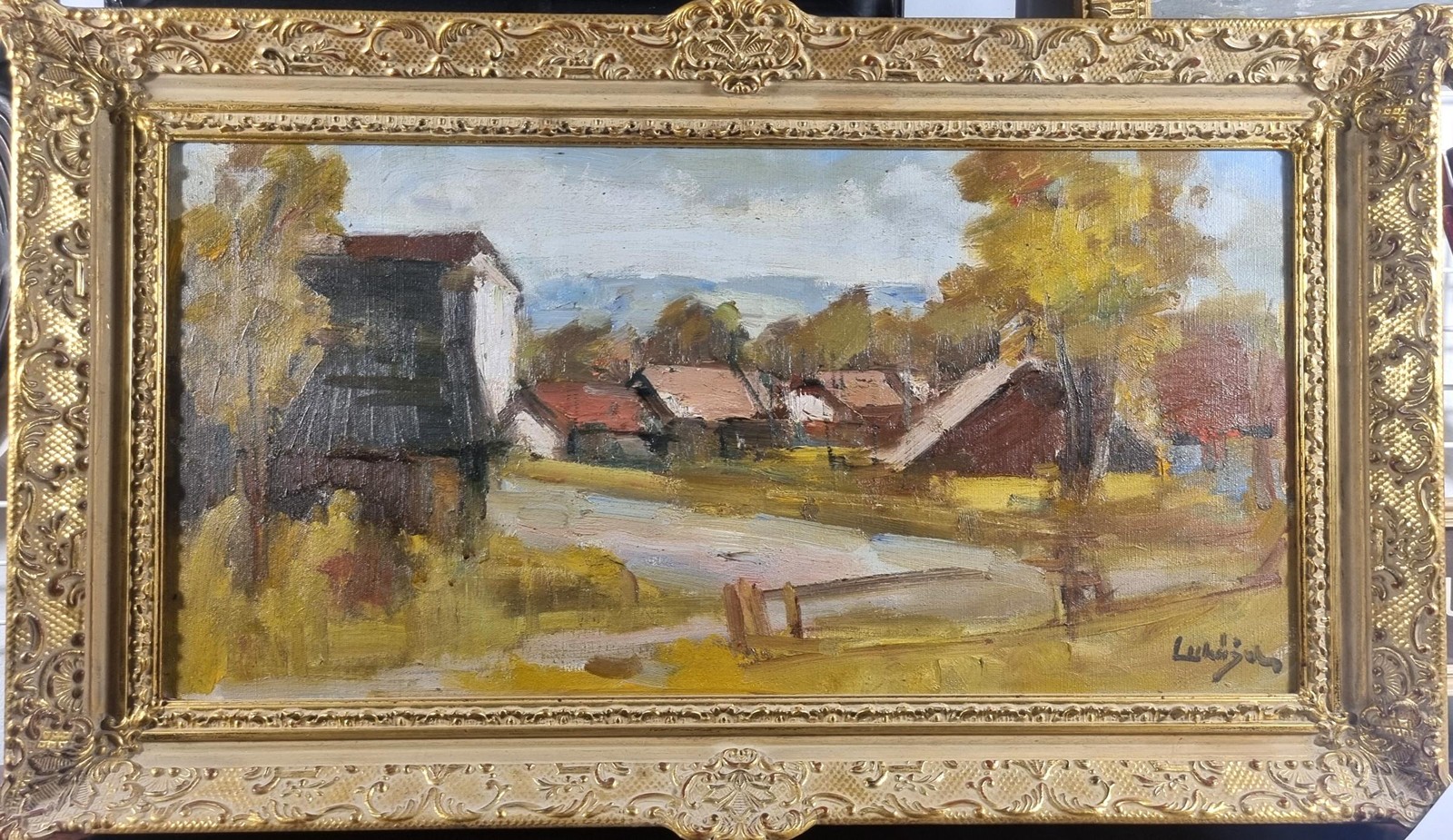 Lukášek Alois - Náves ve Věstíně