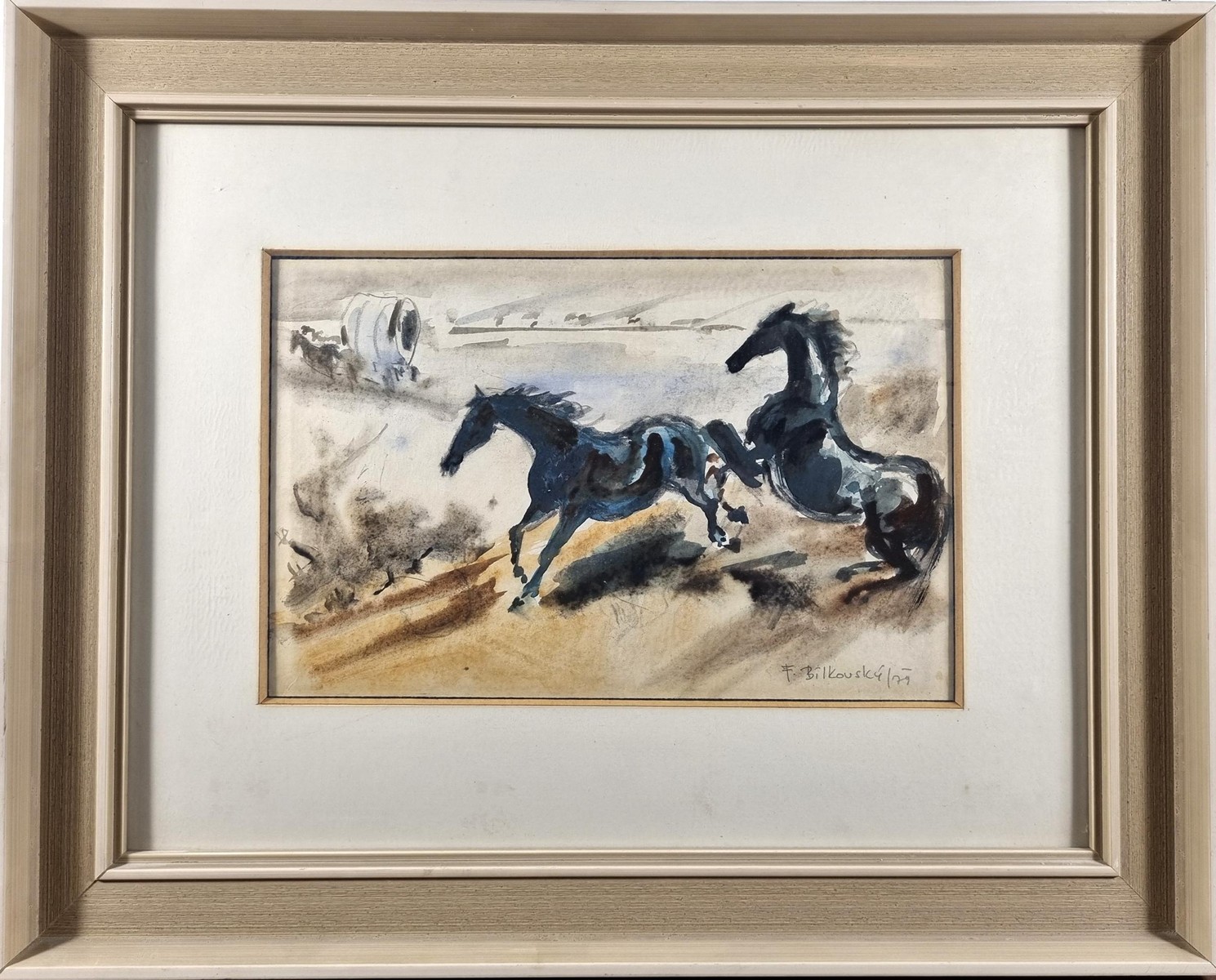 Bílkovský František - Černí hřebci