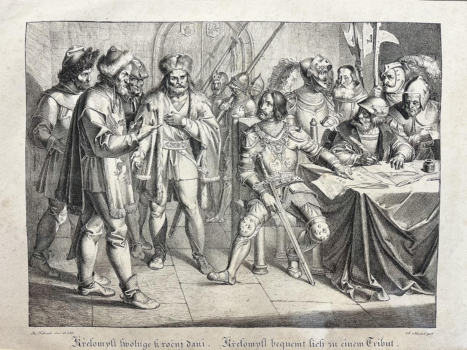 Führich Josef - Křesomysl svoluje k roční dani