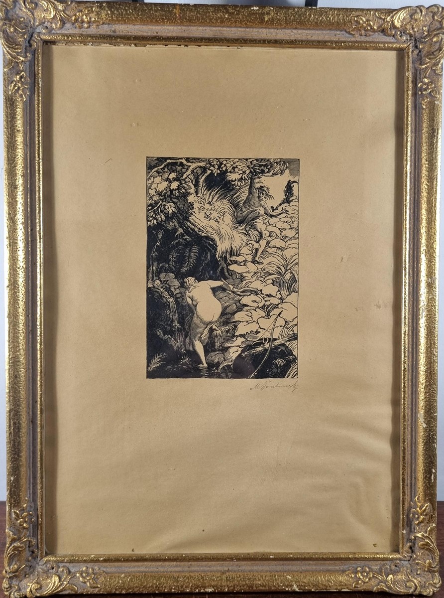 Švabinský Max - Diana - cyklus Rajská sonáta