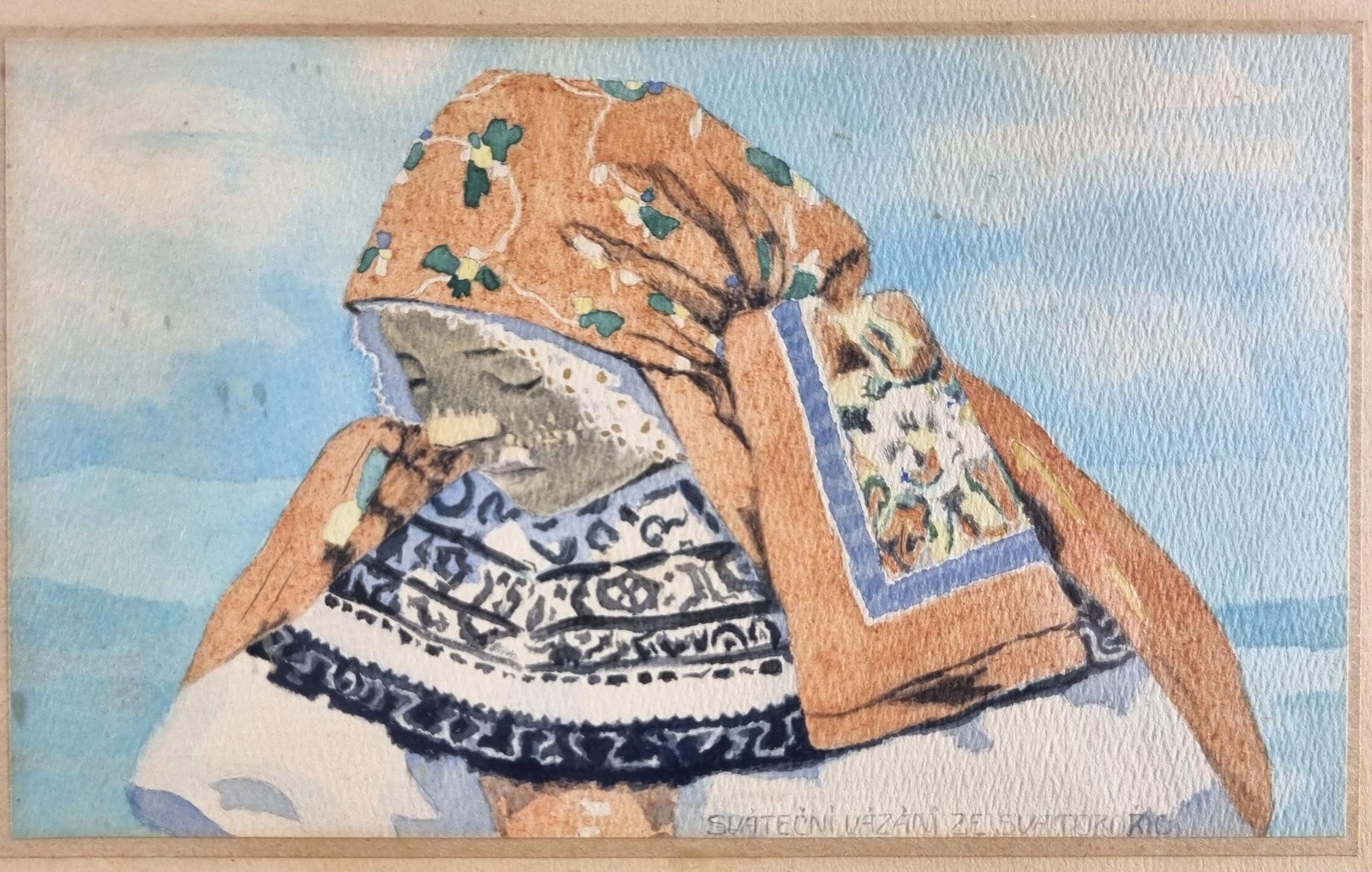 nesignováno - Sváteční vázání ze Svatobořic