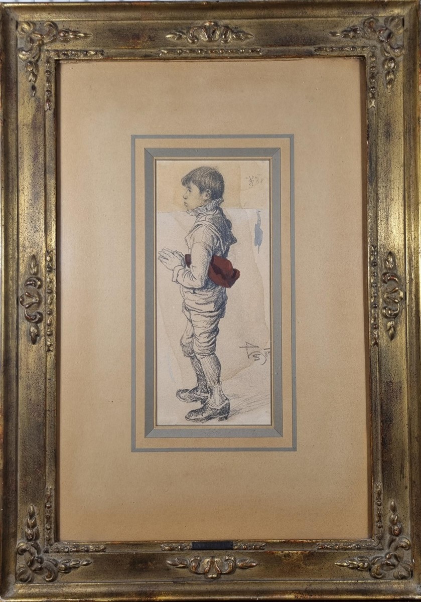 Schwaiger Hanuš - Chlapec s baretem