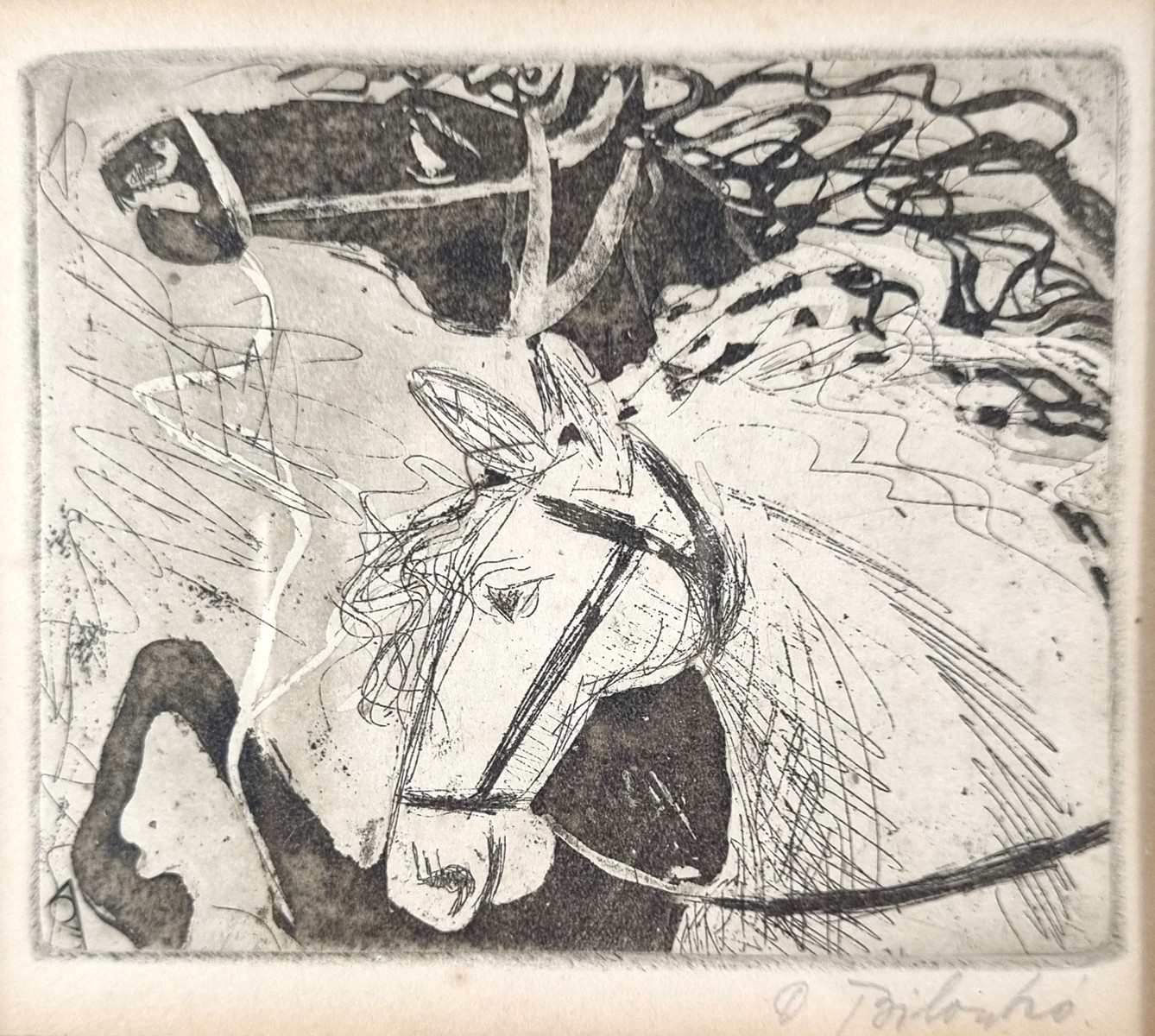 Bilovská Dobroslava - Vzpínající se hřebci