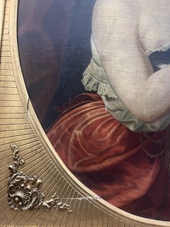 Portrét dámy ve zlatém rámu III.