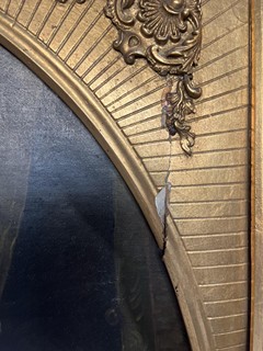 Portrét dámy ve zlatém rámu I.