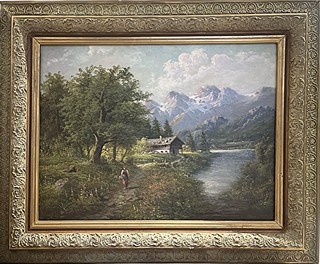 Chata na úpatí hor