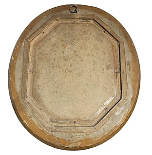 Vyšívaná ikona- Svatá Rozálie