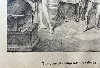 Niederhofer Joseph - Ladislav odměňuje udatného Jiskru