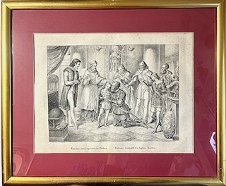 Niederhofer Joseph - Ladislav odměňuje udatného Jiskru