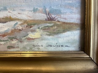 Jelínek Cína František - Zasněžená krajina