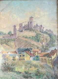 Tavík František Šimon - Hrad Rábí v dopoledním slunci