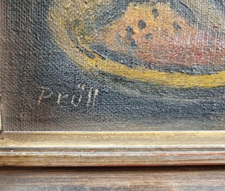 Prüll Emanuel - Stařena před chalupou