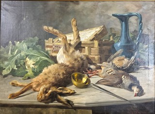 Savorgnani Carlo - Zátiší se zajícem