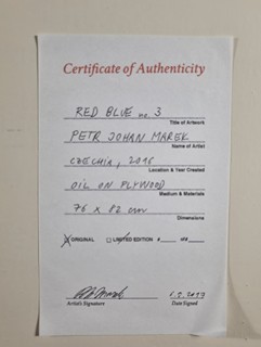 Marek Johan Petr - Red blue No. 3