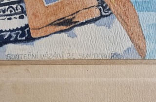 nesignováno - Sváteční vázání ze Svatobořic