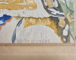 nesignováno - Dívča z Velké