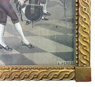 Neyret Frères - Francouzský gobelín "rokokový bál"