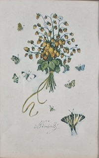 Švabinský Max - Lesní jahody a motýli