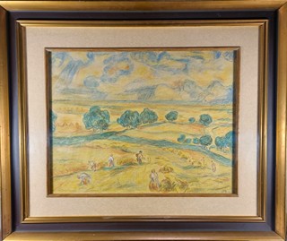 Dvorský Bohumír - Letní krajina ve žních