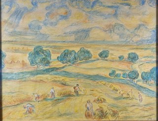 Dvorský Bohumír - Letní krajina ve žních