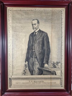 Švabinský Max - T. G. Masaryk - první president republiky Československé