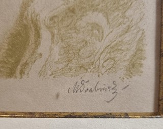 Švabinský Max - Spící nahá žena v lenošce