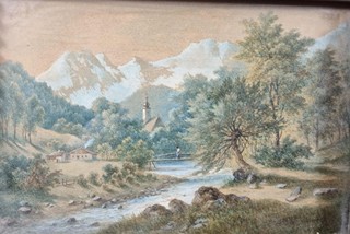 nesignováno - Horské údolí