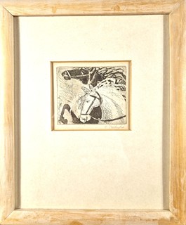 Bilovská Dobroslava - Vzpínající se hřebci