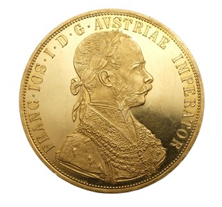 Zlatý 4 dukát 1906 František Josef I.