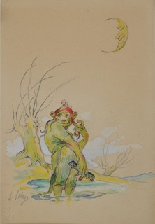 ŠALOUN Ladislav (1870-1946): Roztomilý vodník.