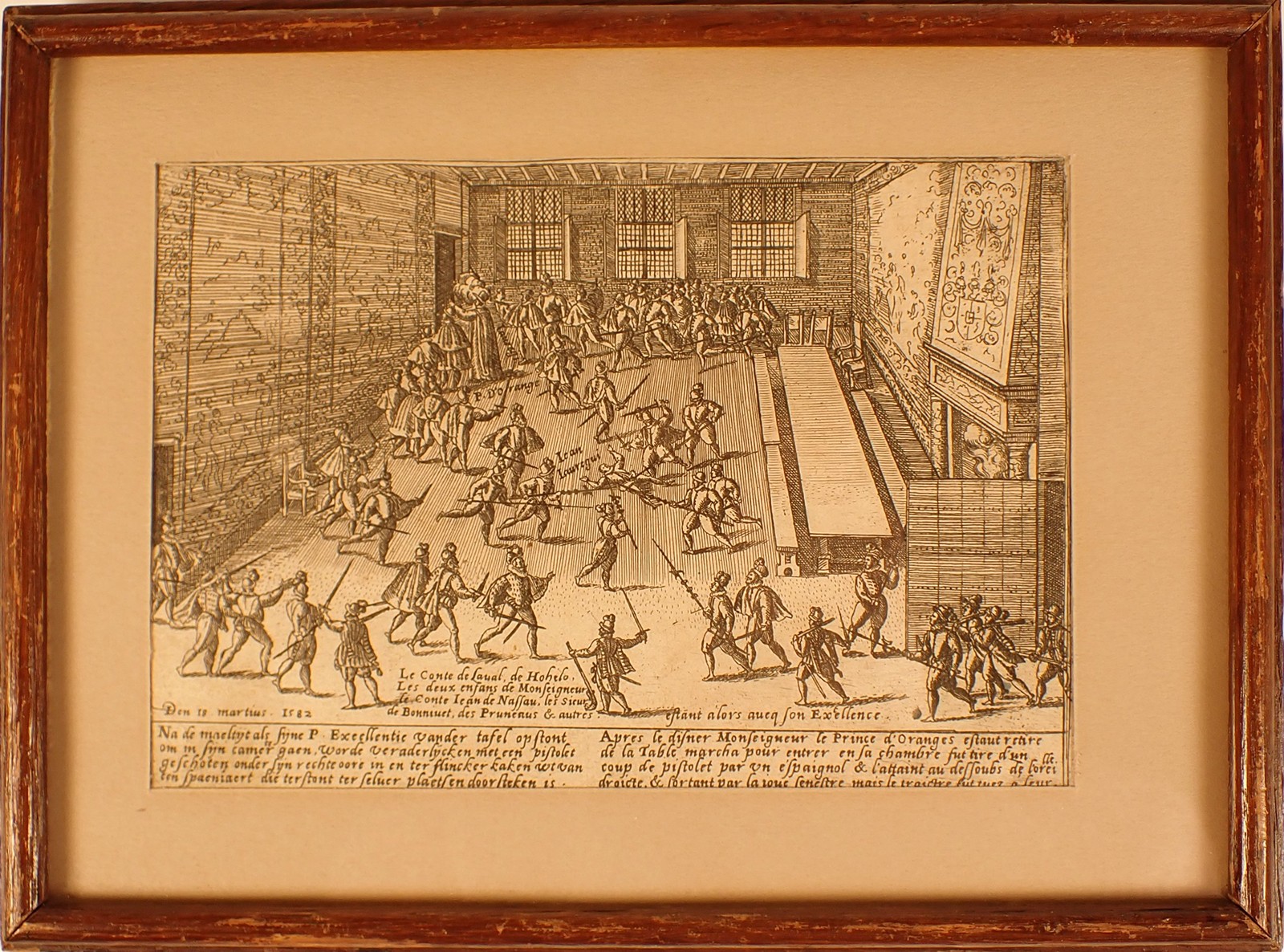 Franz Hogenberg (1535 - 1590) - Atentát na Viléma I. Oranžského 1582
