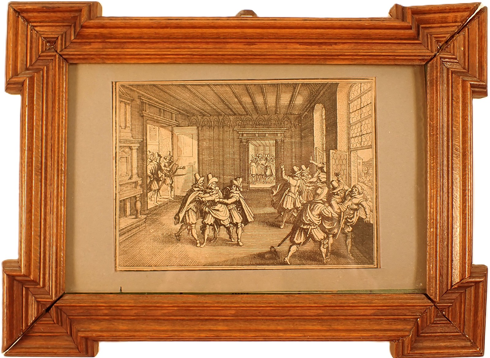 Matthäus Merian (1595 - 1650) - Defenestrace, Praha