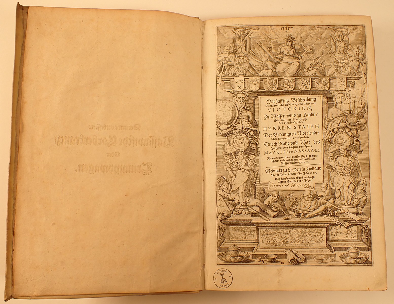 KNIHA VÍTĚZSTVÍ SPOJENÝCH NIZOZEMSKÝCH PROVINCIÍ 1617