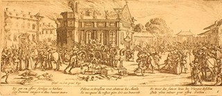 Jacques Callot (1592 - 1635) - Zničení kláštera