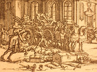 Jacques Callot (1592 - 1635) - Zničení kláštera