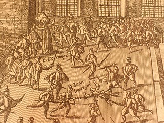 Franz Hogenberg (1535 - 1590) - Atentát na Viléma I. Oranžského 1582